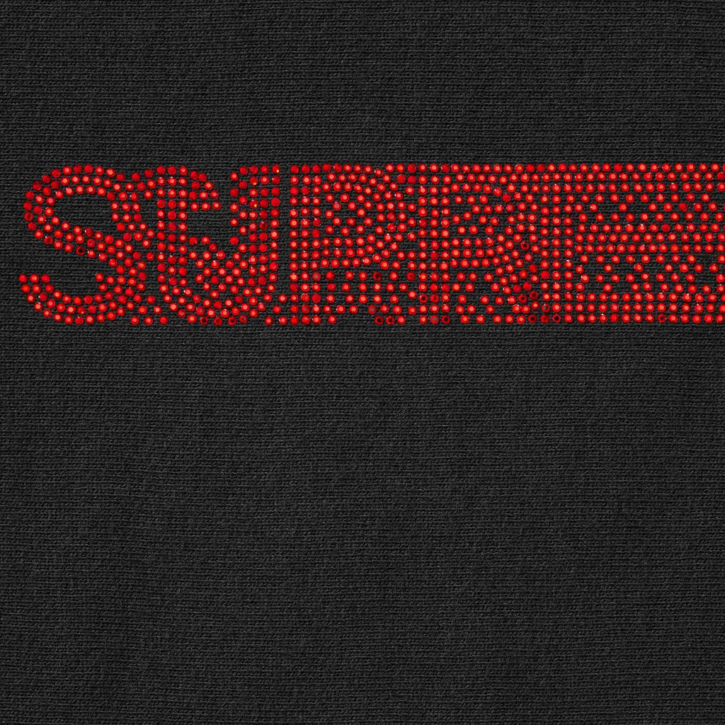 Supreme Swarovski Motion Logo Hooded Sweatshirt Black