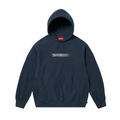 Supreme Swarovski Motion Logo Hooded Sweatshirt Navy [USED] - XL (Used)