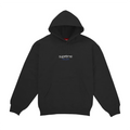 Supreme Classic Logo New York Shop Hooded Sweatshirt Black [USED] - M (Used)