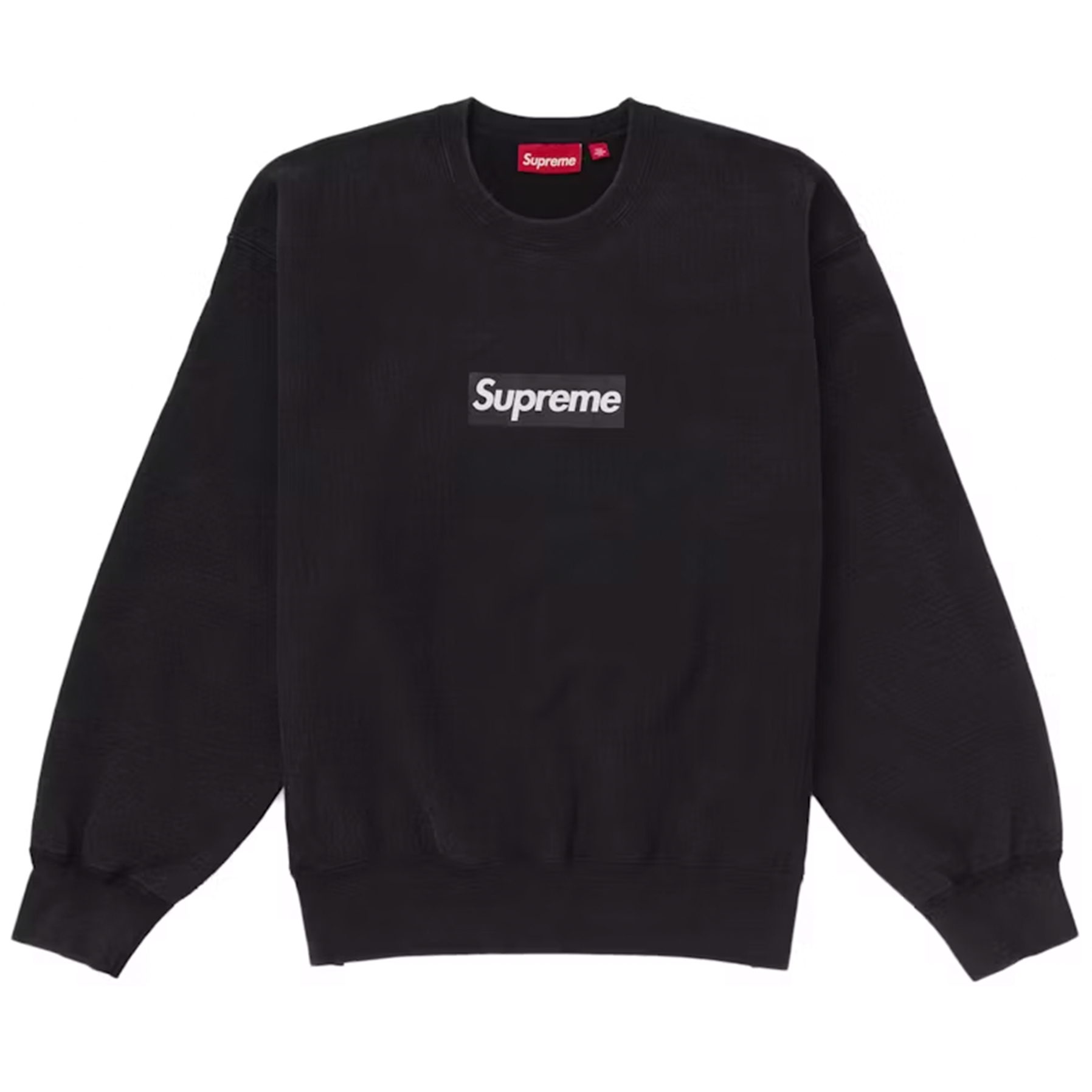 Supreme Washed Box Logo Crewneck Black