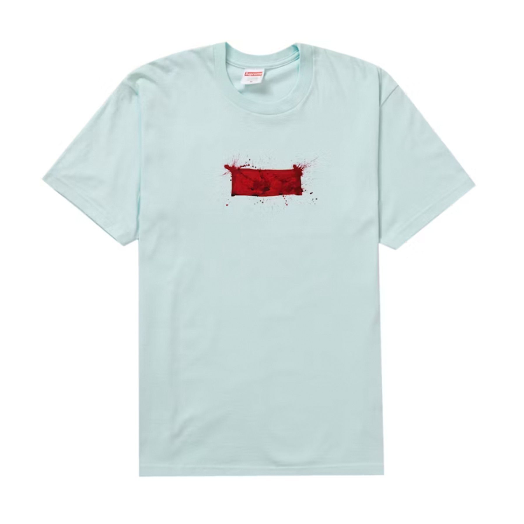 Supreme Ralph Steadman Box Logo Tee Pale Blue