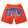 Supreme Rhinestone Mesh Short Orange