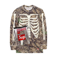 Supreme Hanes Bones Thermal Crew (1 Pack) Woodland Camo