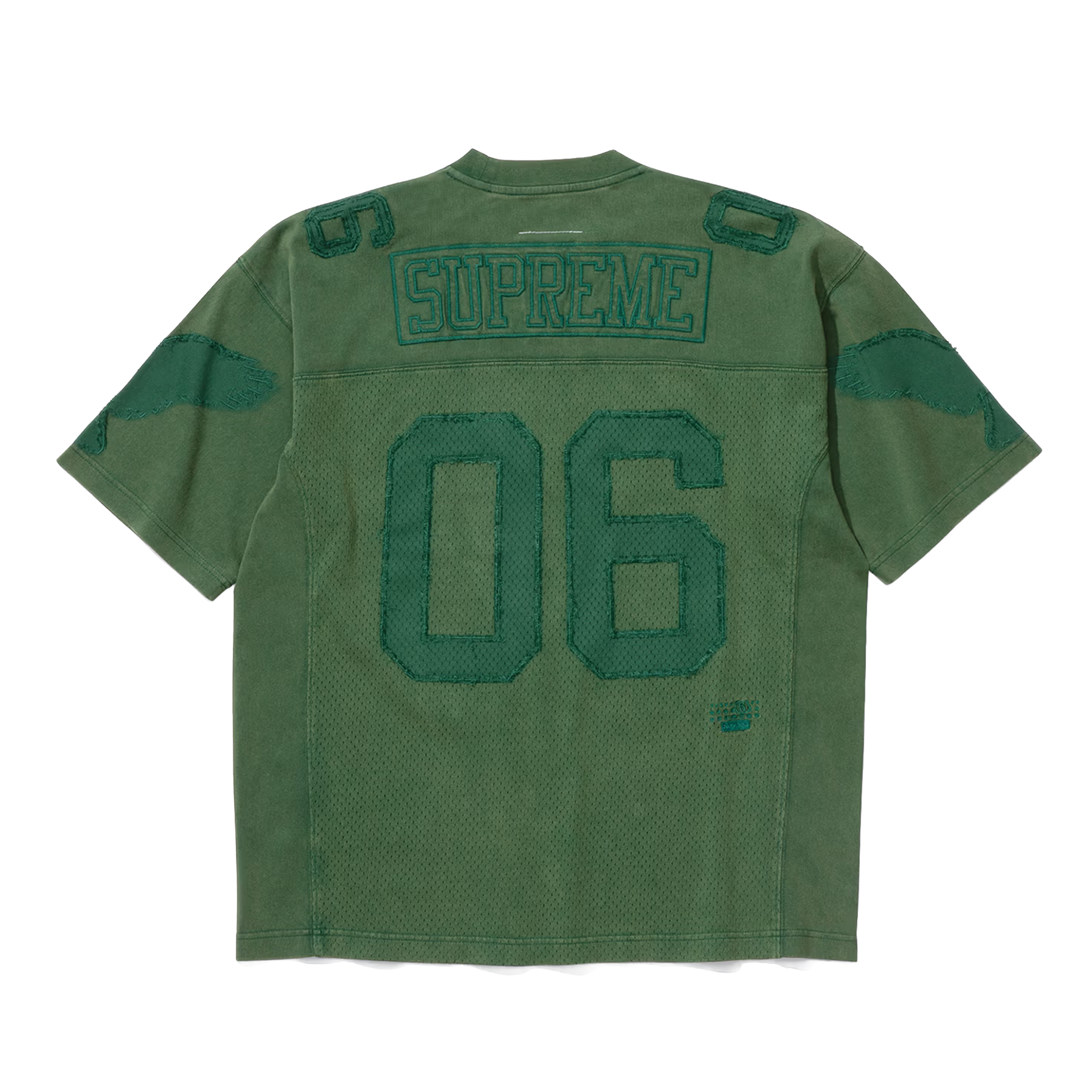 Supreme MM6 Maison Margiela Cotton Football Jersey Green