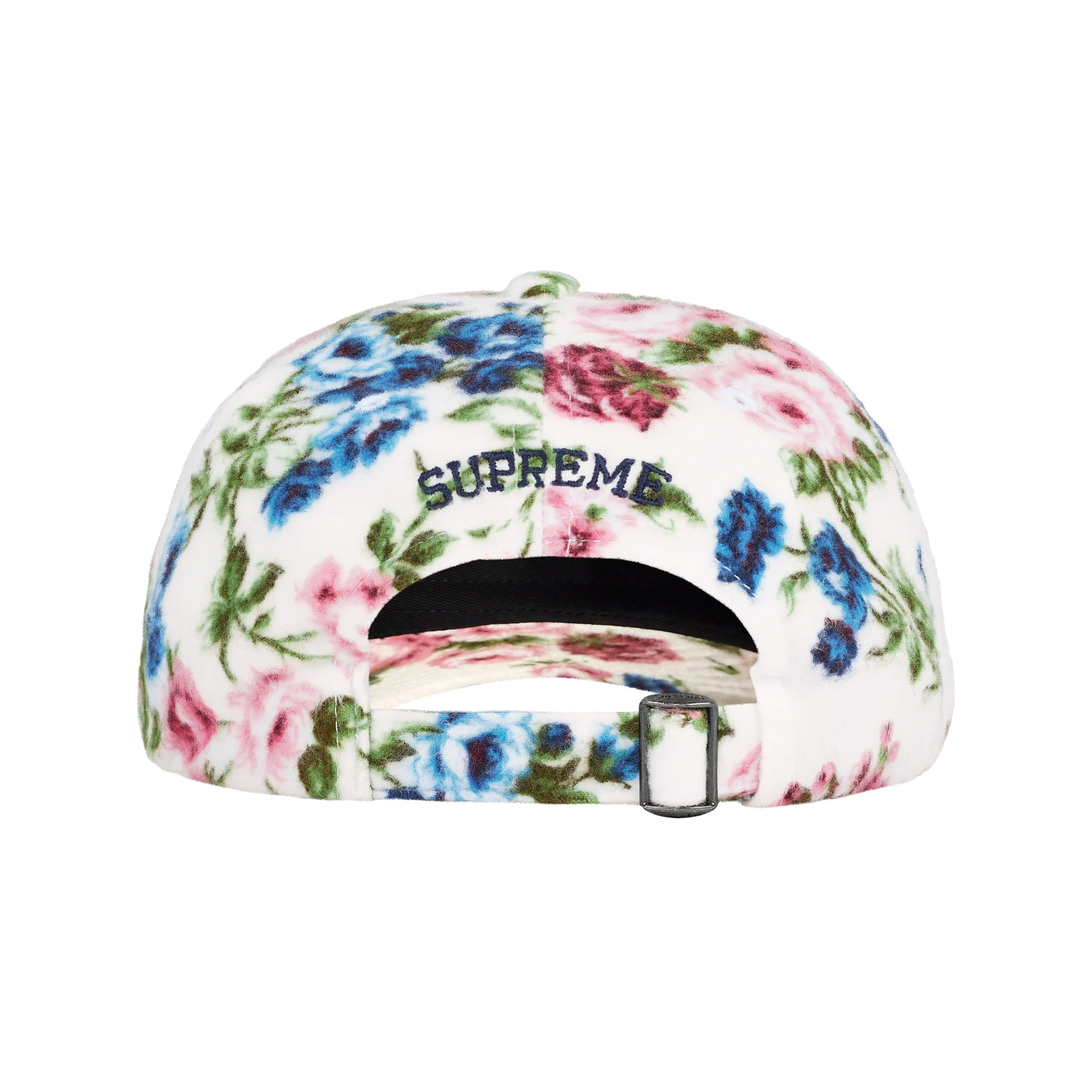 Supreme Floral Flannel 6-Panel White