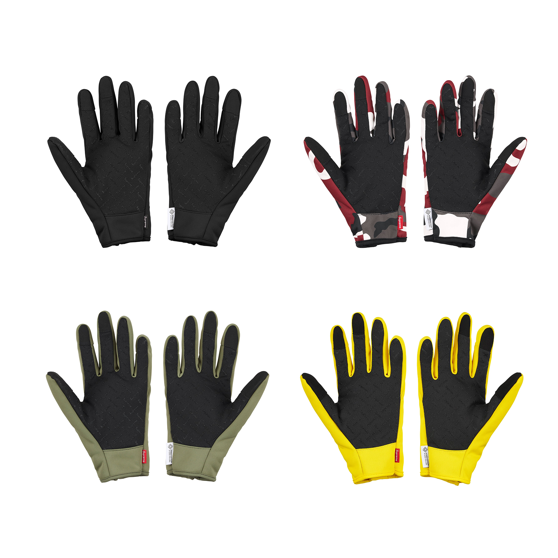 Supreme WINDSTOPPER Zip Gloves (FW25)