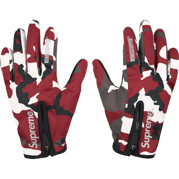 Supreme WINDSTOPPER Zip Gloves (FW25)