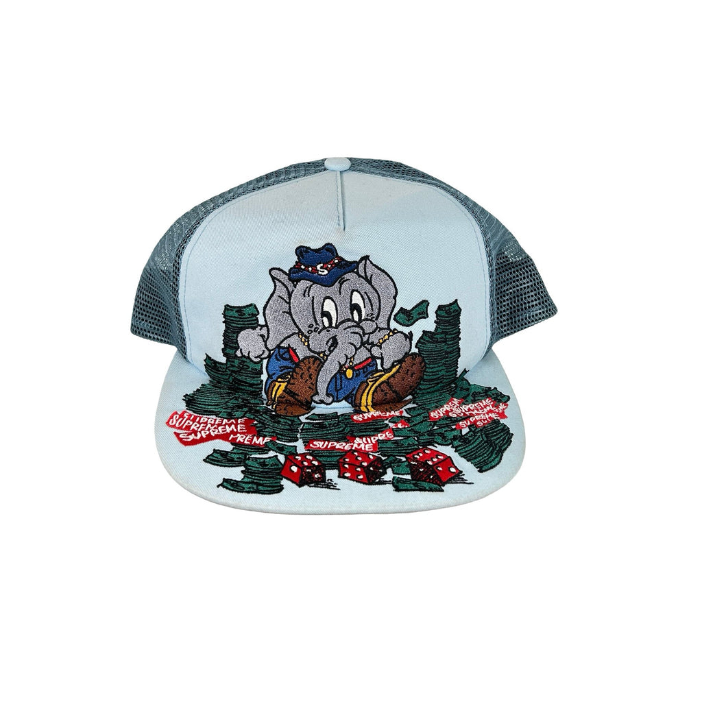 Supreme Elephant Mesh Back 5-Panel Blue [USED]