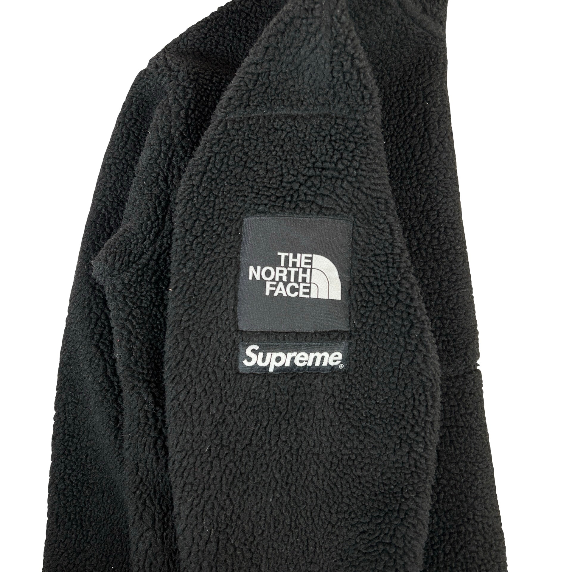 Supreme The North Face S Logo Fleece Jacket Black [USED] - S (Used)