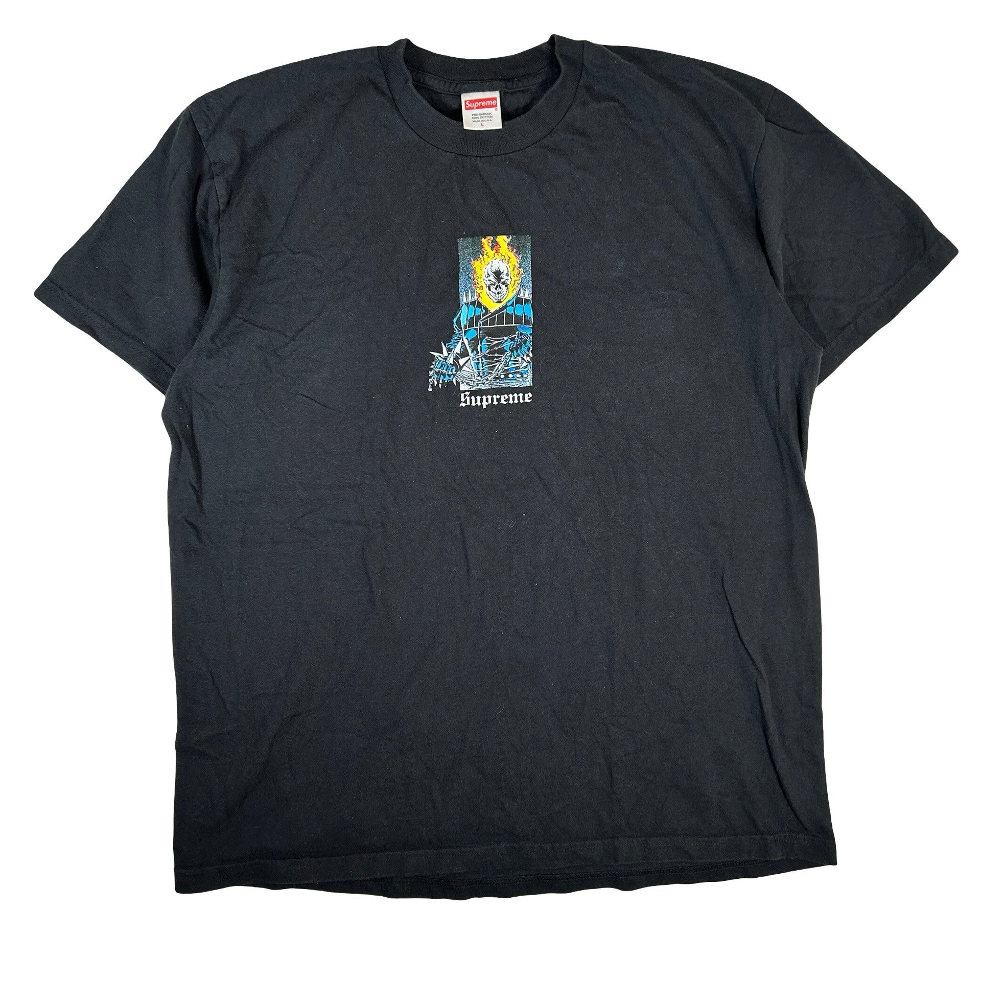 Supreme Ghost Rider Tee Black [USED] - L (Used)