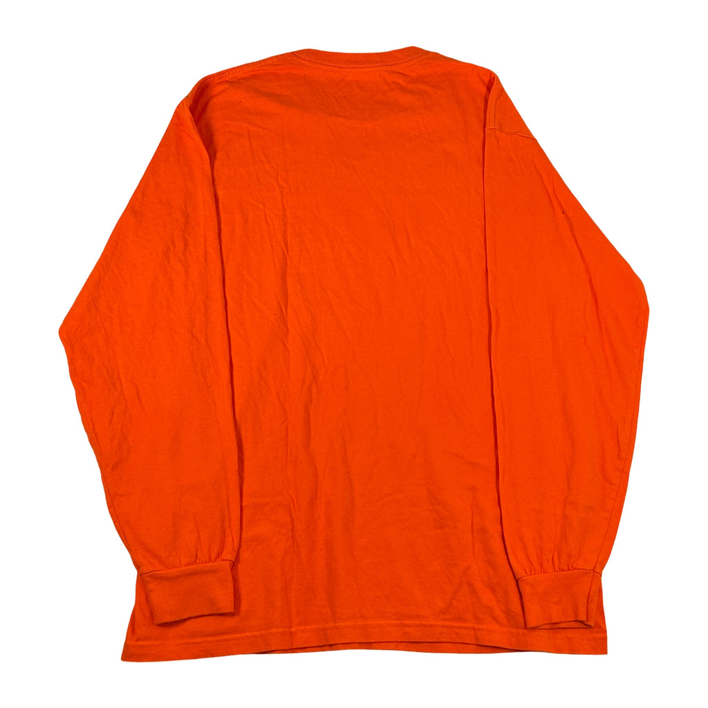 Supreme Box Logo L/S Tee Orange [USED] - L (Used)