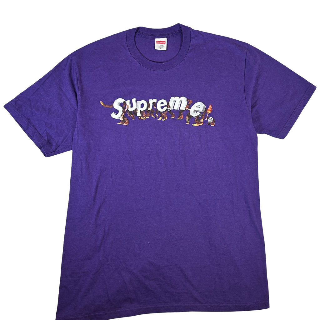 Supreme Apes Tee Purple [USED] - L (Used)