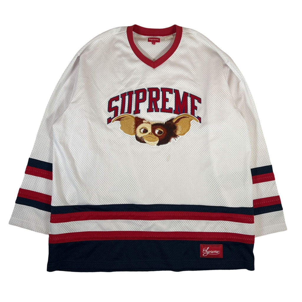 Supreme Gremlins Hockey Jersey White [USED] - XXL (Used)