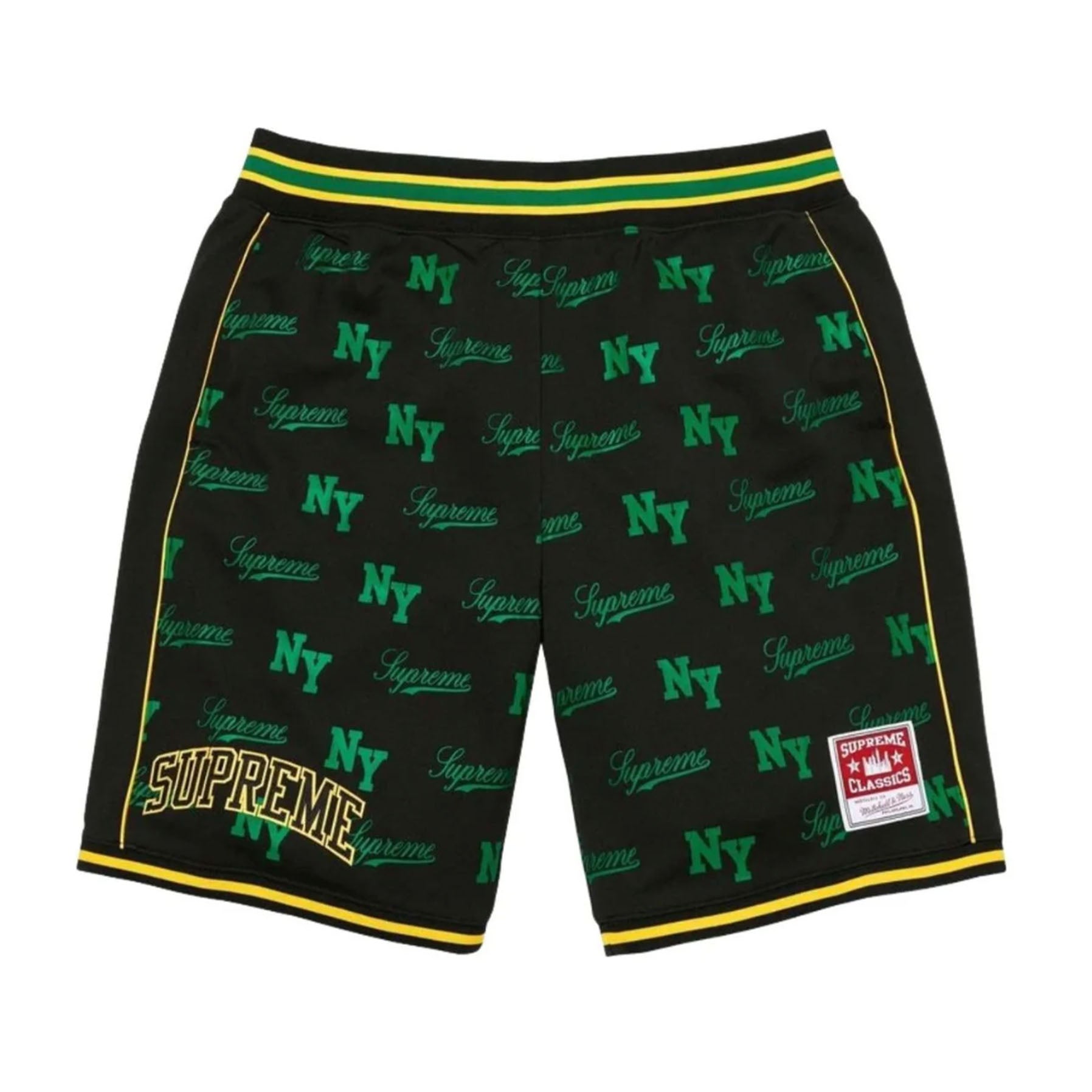 Supreme x Mitchell & Ness SS26 Monogram Basketball Short Black