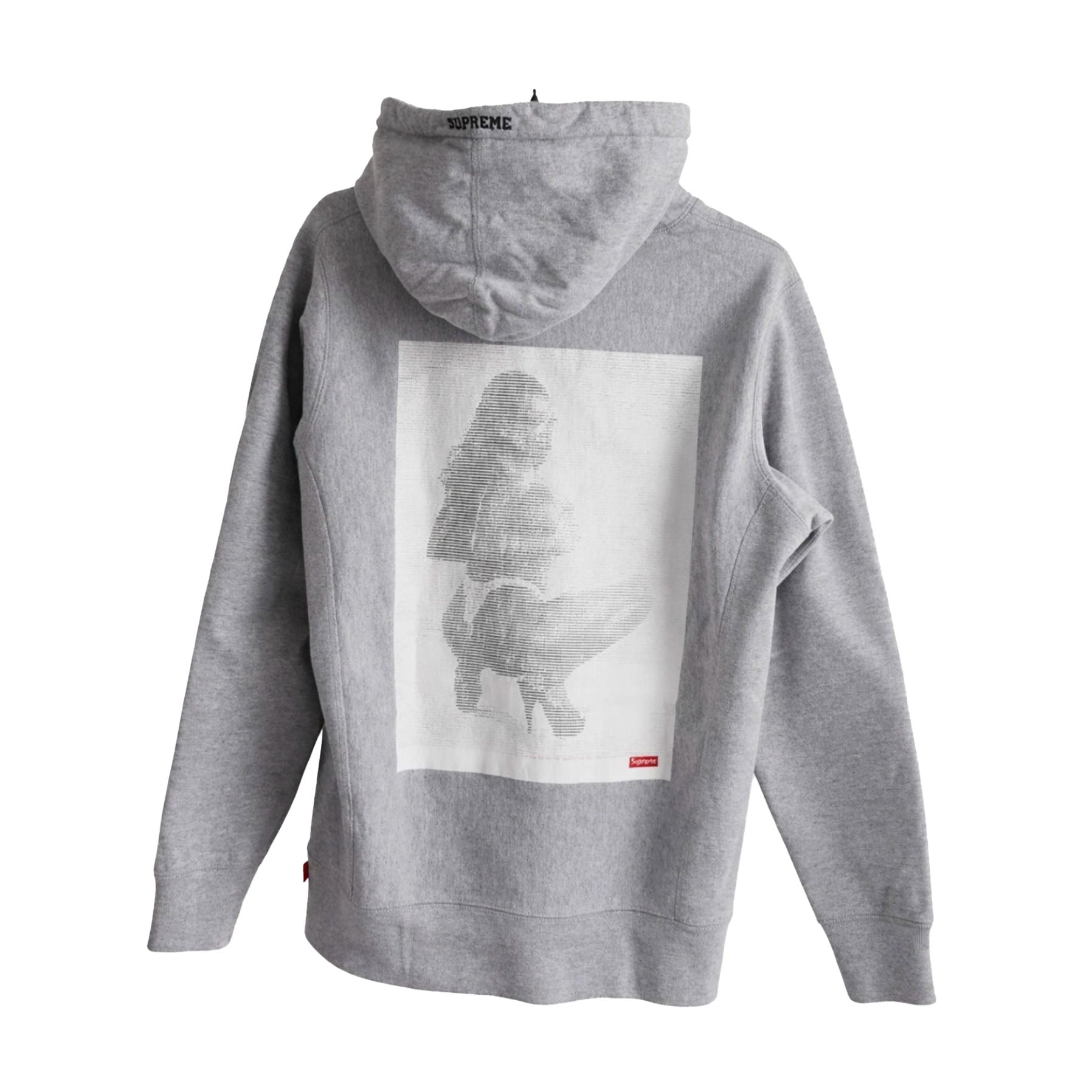Supreme Digi Hooded Sweatshirt Heather Grey [USED] - XL (Used)