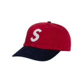 Supreme 2-Tone S Logo 6-Panel Red