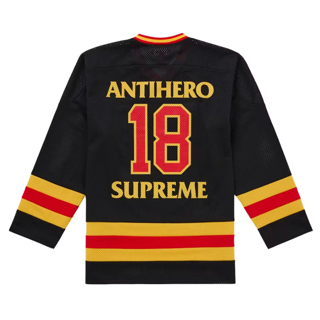 Supreme ANTIHERO Ozzy Hockey Jersey Black