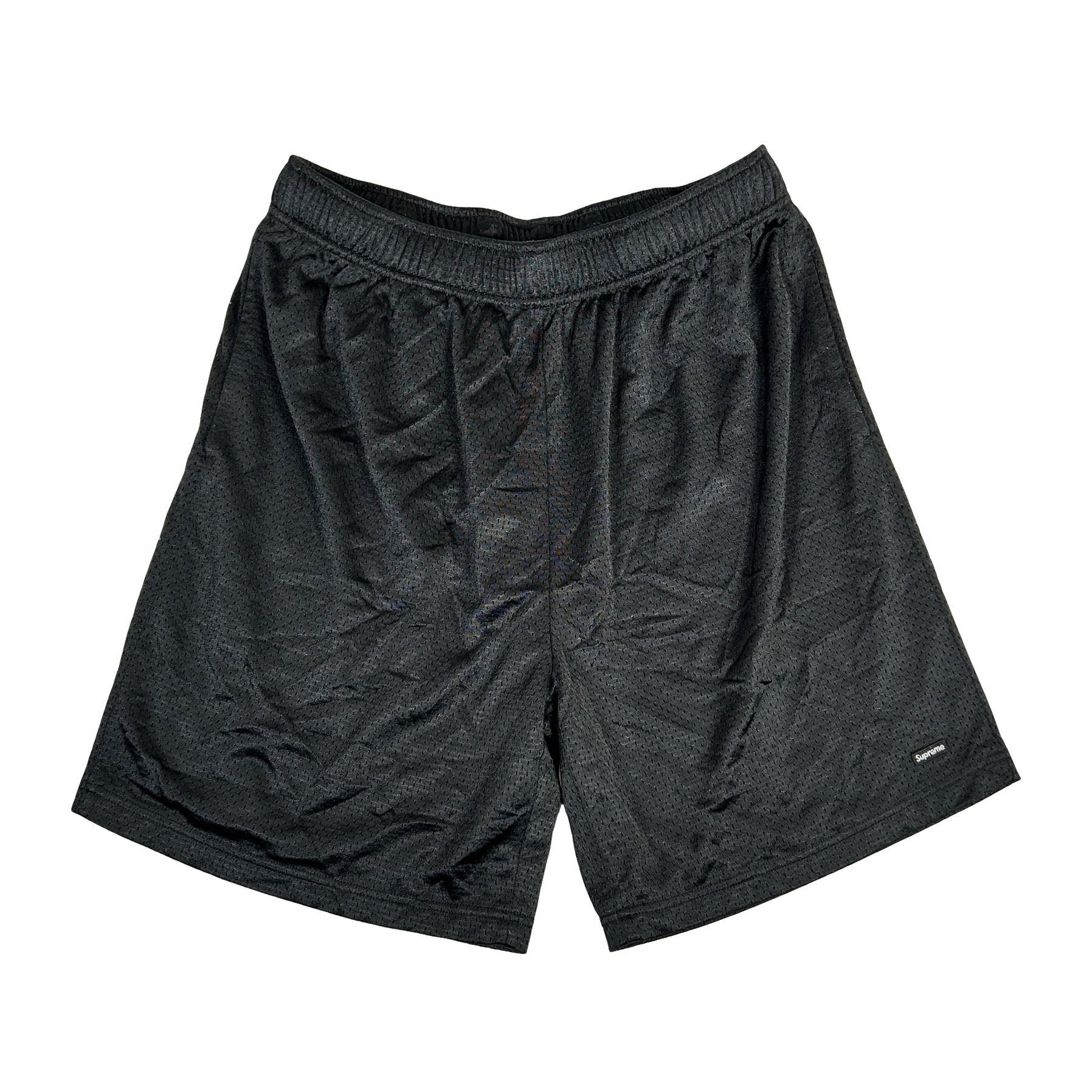 Supreme Small Box Baggy Mesh Short (SS25) Black [USED] - S (Used)