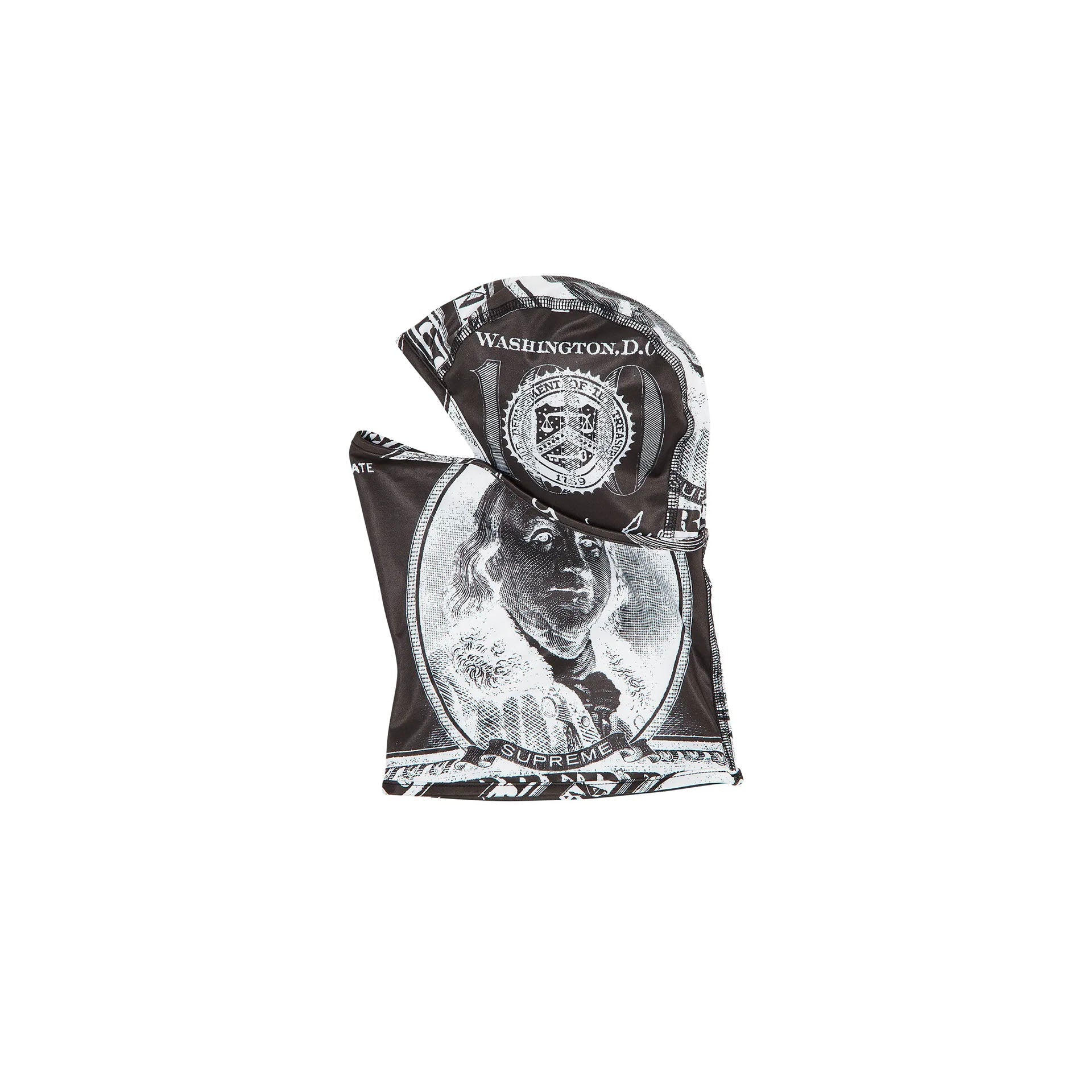 Supreme Lightweight Balaclava Black Money