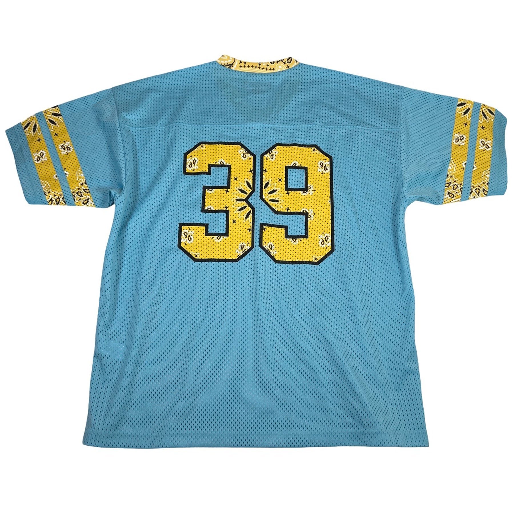 Supreme Bandana Football Jersey Blue [USED] - M (Used)