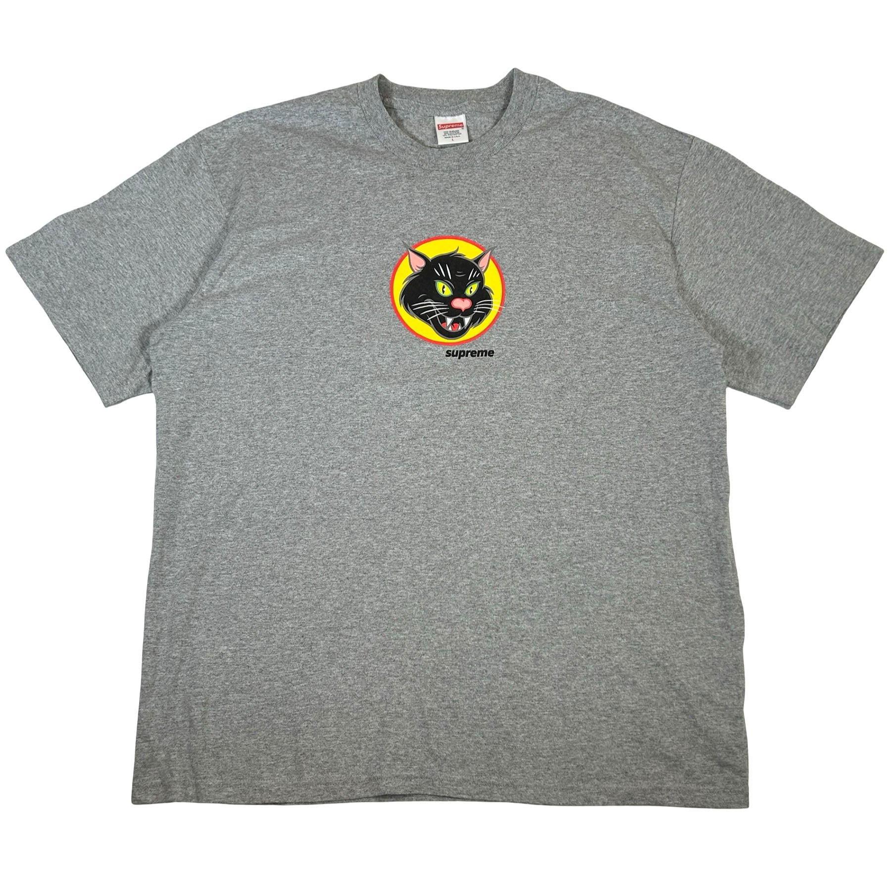Supreme Black Cat Tee Heather Grey [USED] - L (Used)