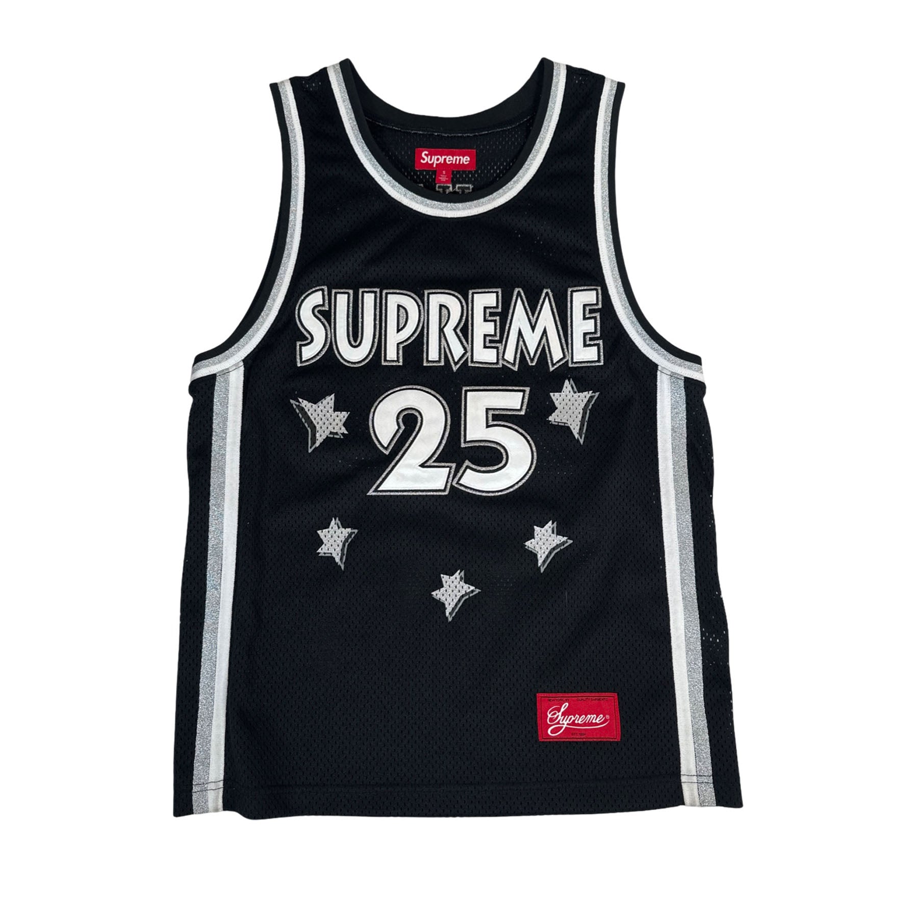 Supreme All Star Basketball Jersey (SS25) Black [USED] - S (Used)