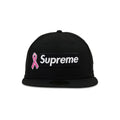 Supreme x New Era Breast Cancer Awareness Box Logo Fitted Hat Black