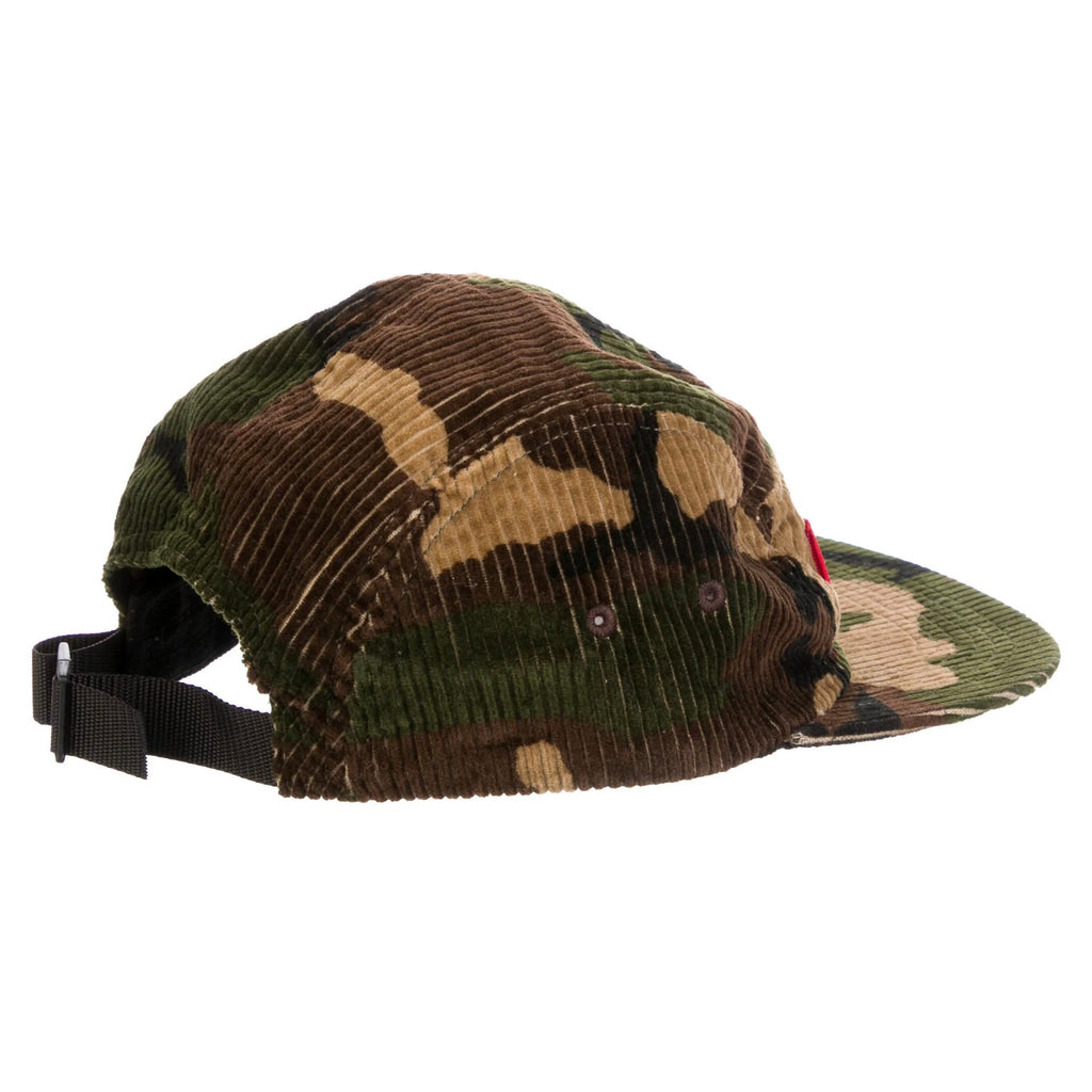Supreme Camo Corduroy Camp Cap Woodland Camo