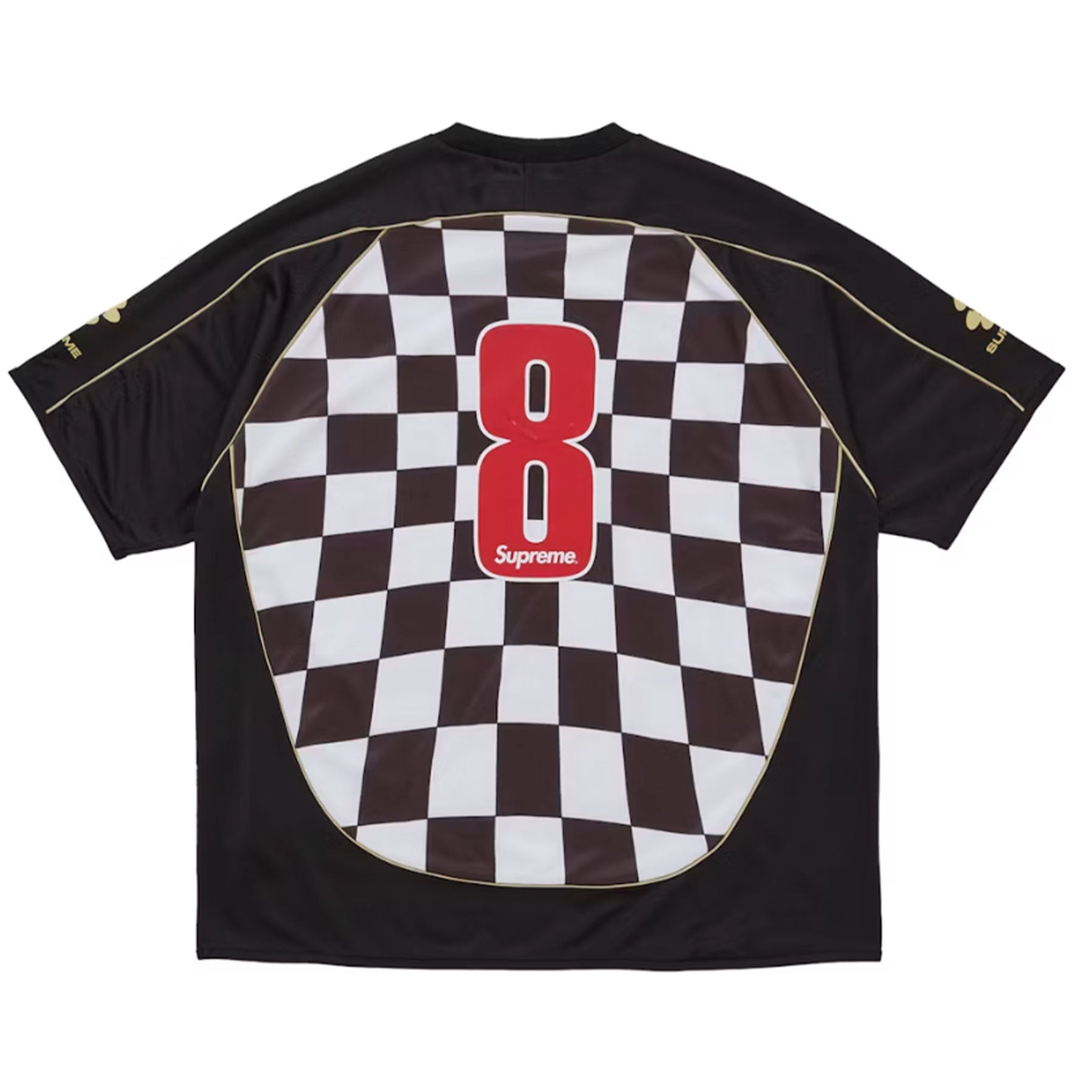 Supreme Checkerboard Soccer Jersey Black