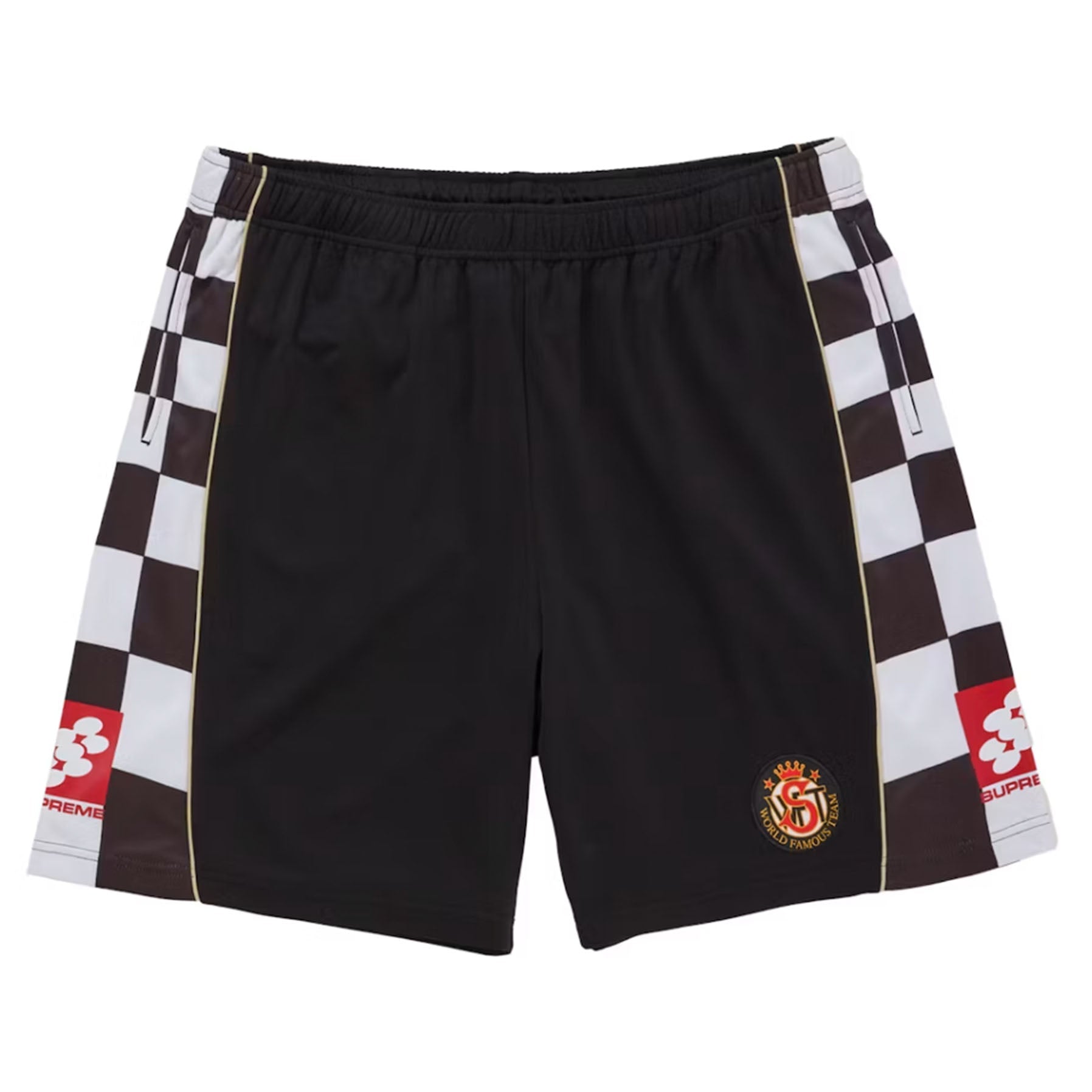 Supreme Checkerboard Soccer Short Black