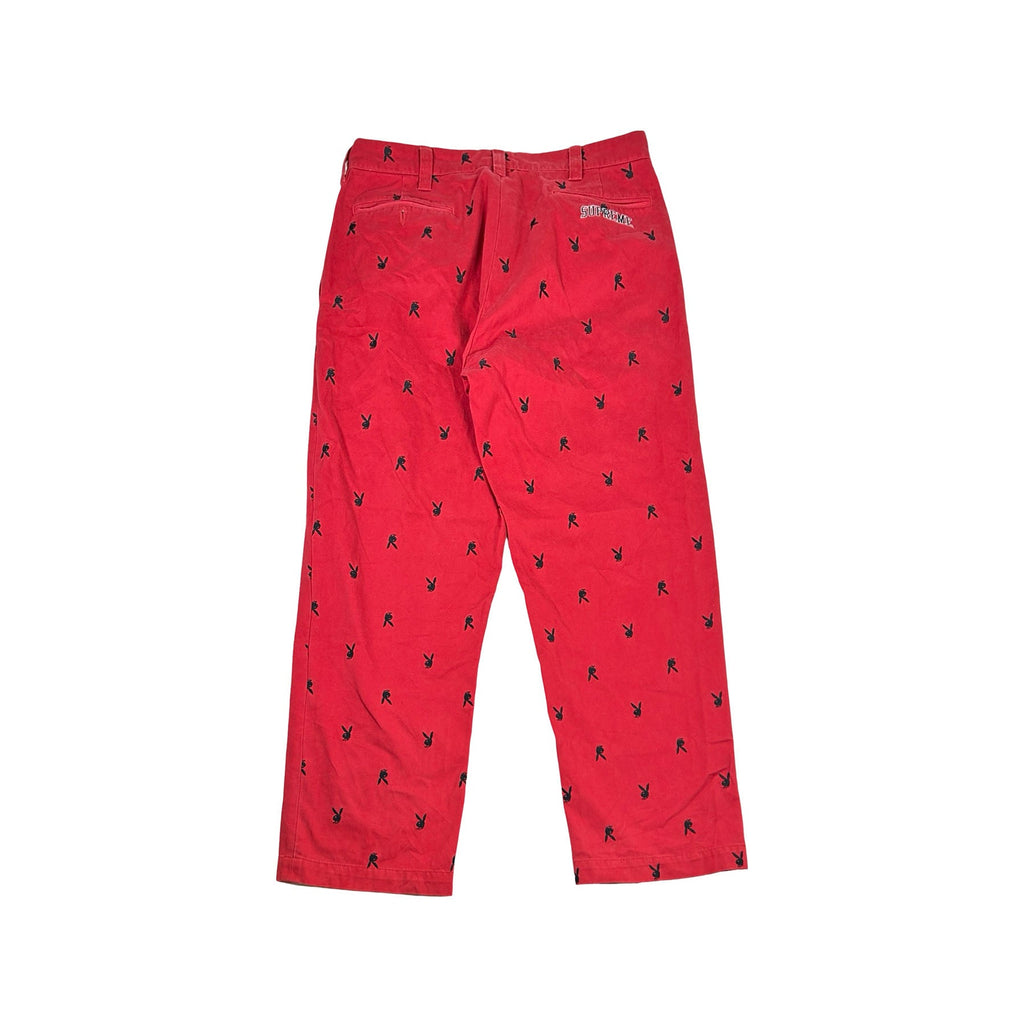 Supreme Chino Pant (SS26) Red Playboy [USED] - 30 (Used)