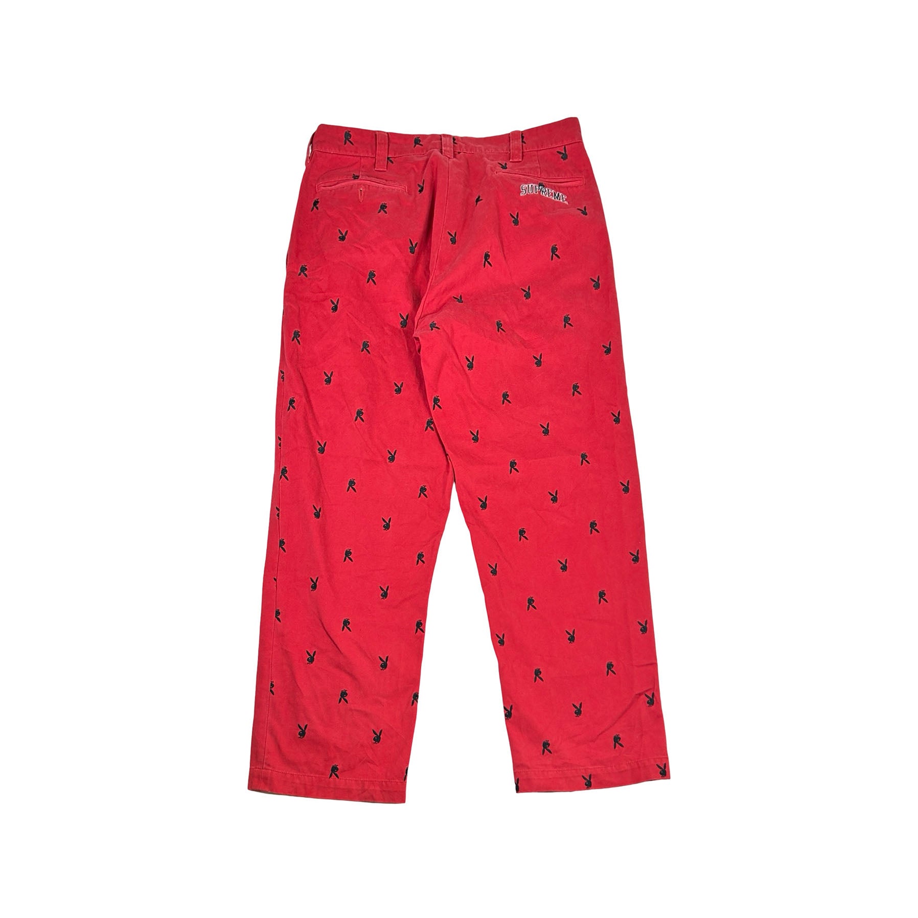 Supreme Chino Pant (SS26) Red Playboy [USED] - 30 (Used)