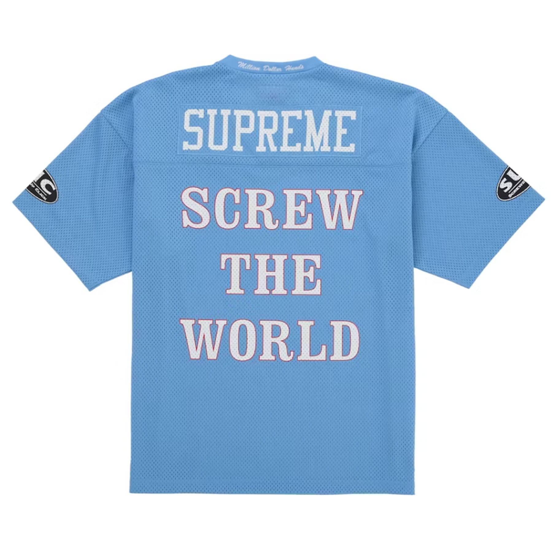 Supreme DJ Screw Football Jersey Blue