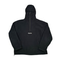 Supreme Polartec Face Mask Half Zip Hooded Sweatshirt Black [USED] - L (Used2)