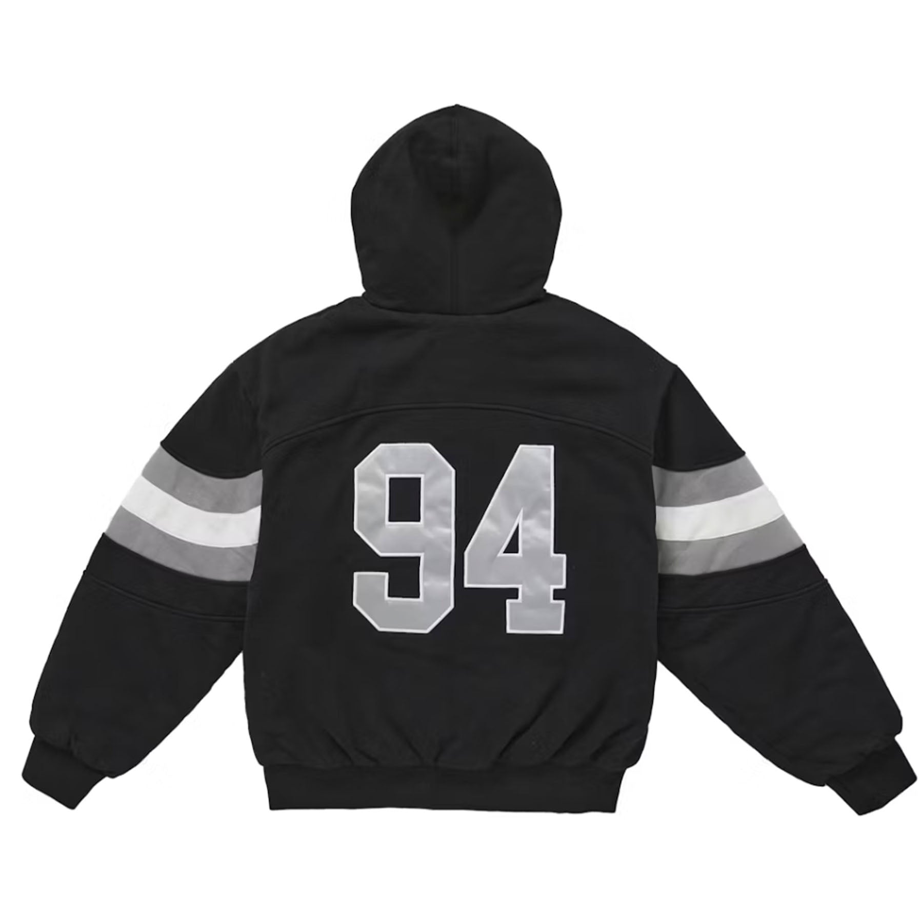 Supreme Filled Zip Up Hooded Sweatshirt Black [USED] - XXL (Used)