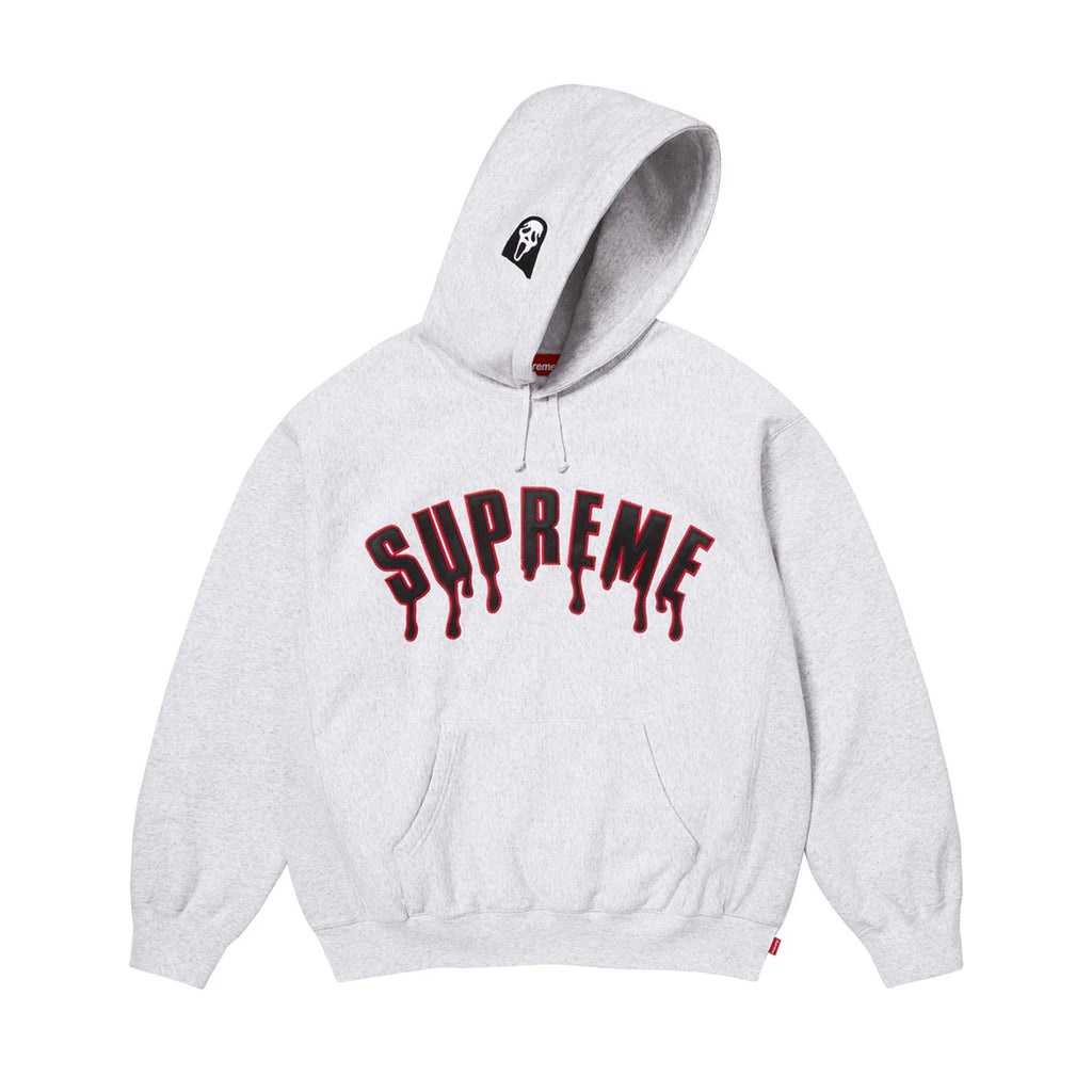 Supreme Ghostface Arc Hooded Sweatshirt Ash Grey