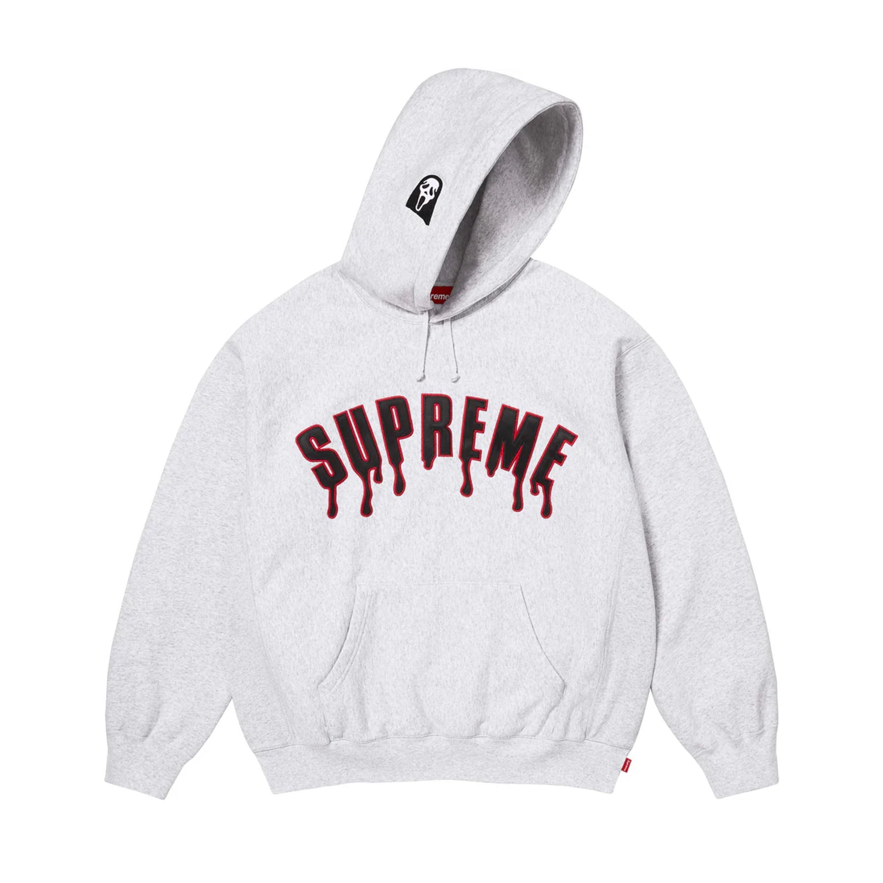 Supreme Ghostface Arc Hooded Sweatshirt Ash Grey