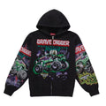 Supreme Grave Digger Zip Up Hooded Sweatshirt Black