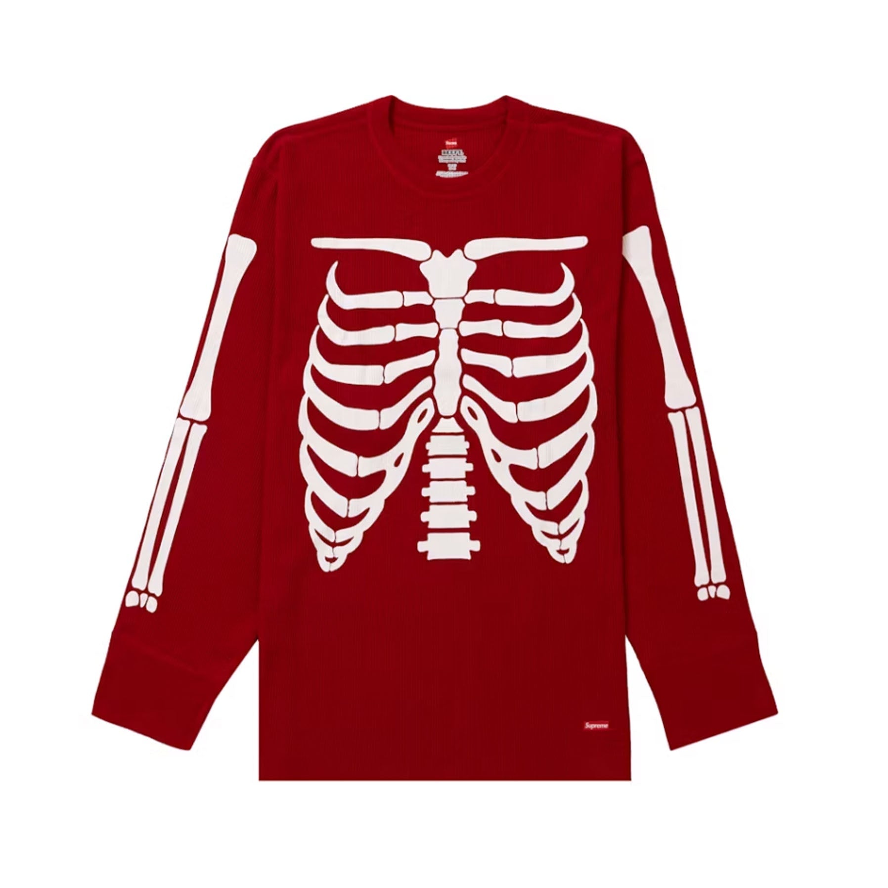 Supreme Hanes Bones Thermal Crew (1 Pack) Red