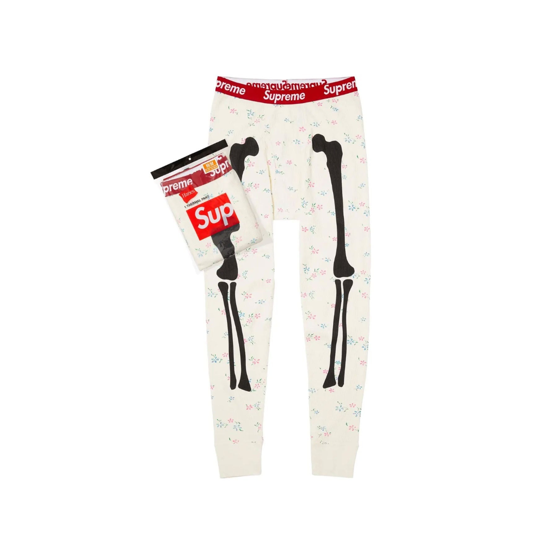 Supreme Hanes Bones Thermal Pant FW25 (1 Pack) Floral
