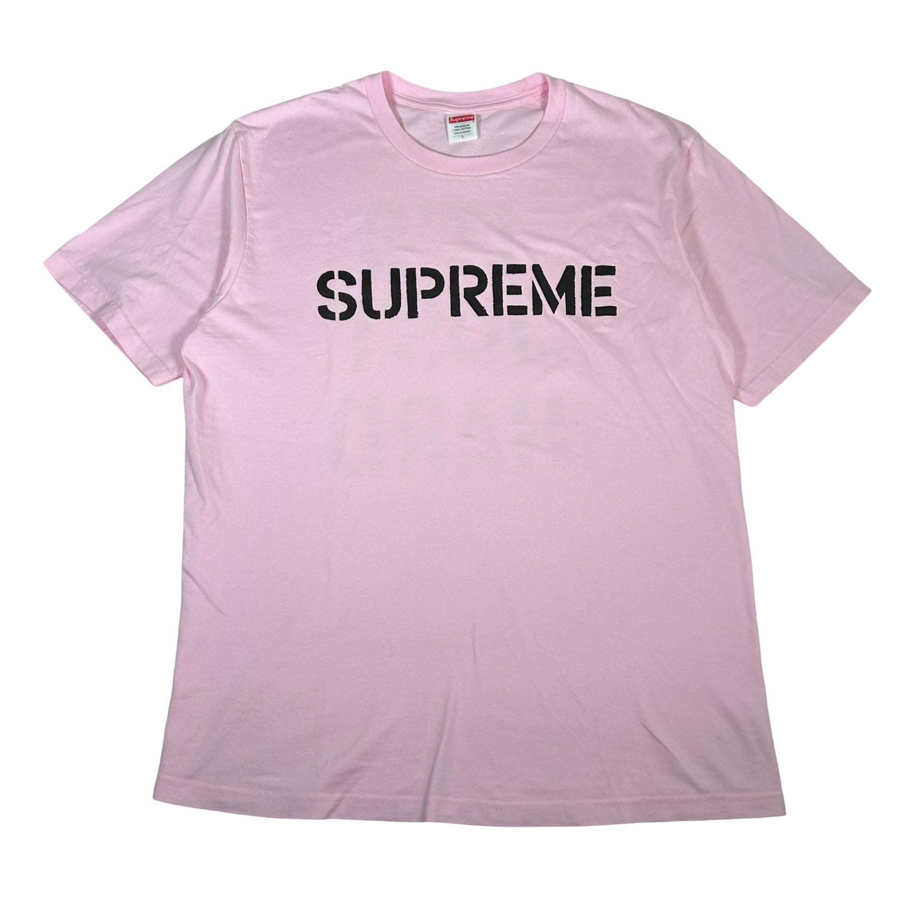 Supreme Hard Tee Light Pink [USED] - L (Used)