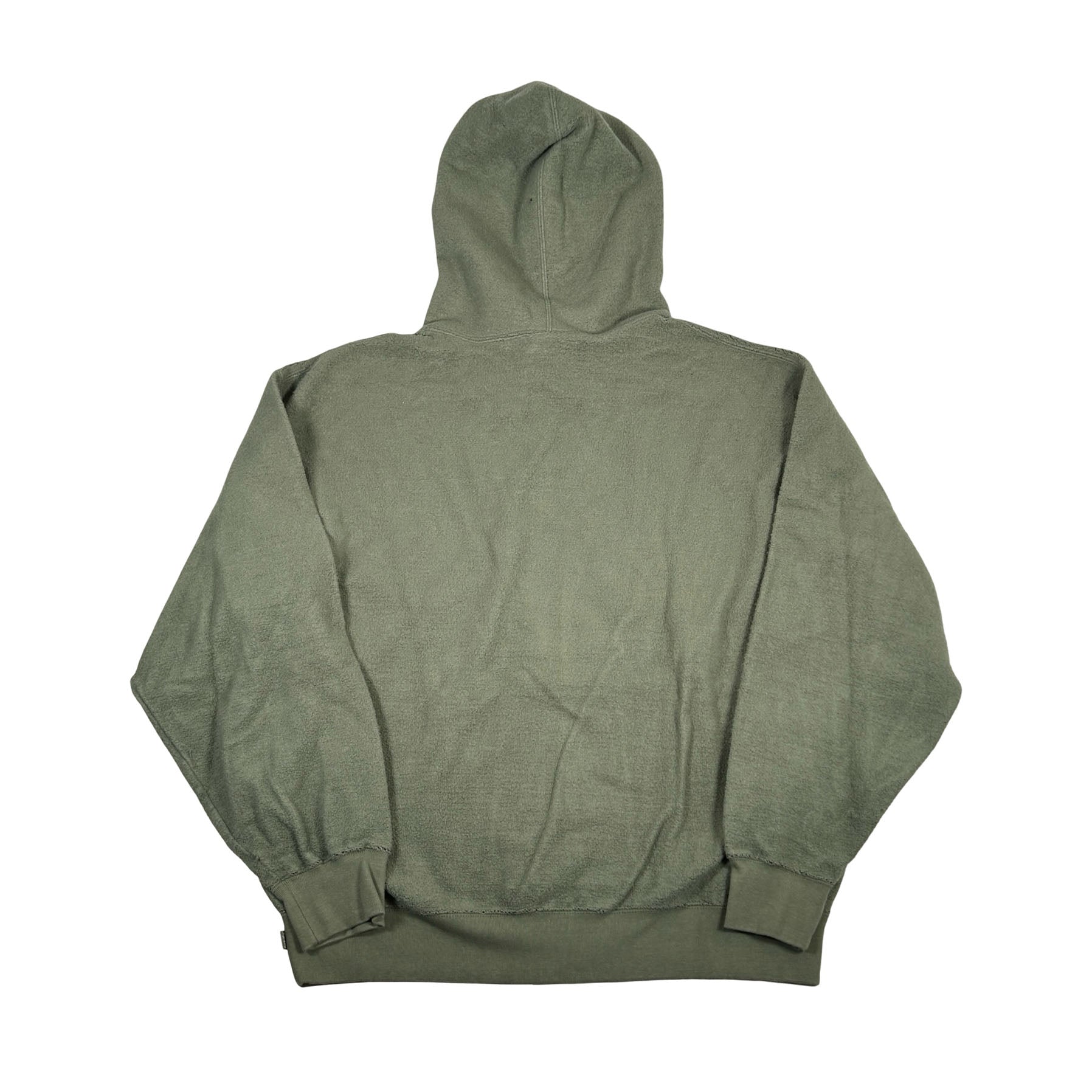 Supreme Inside Out Box Logo Hooded Sweatshirt Light Olive [USED] - M (Used3)
