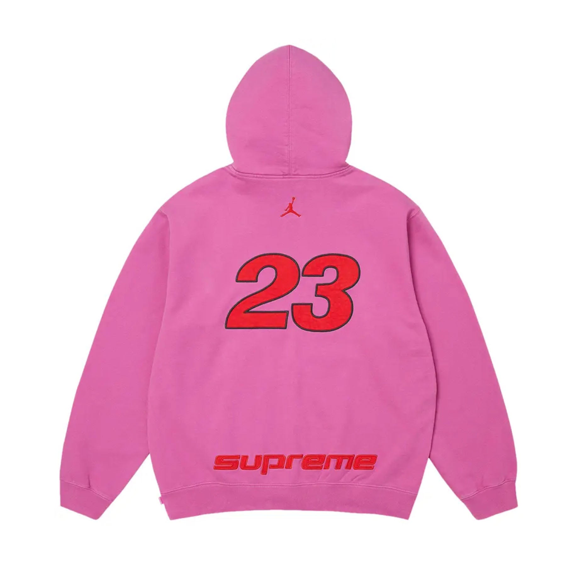 Supreme Jordan Hooded Sweatshirt (SS26) Pink