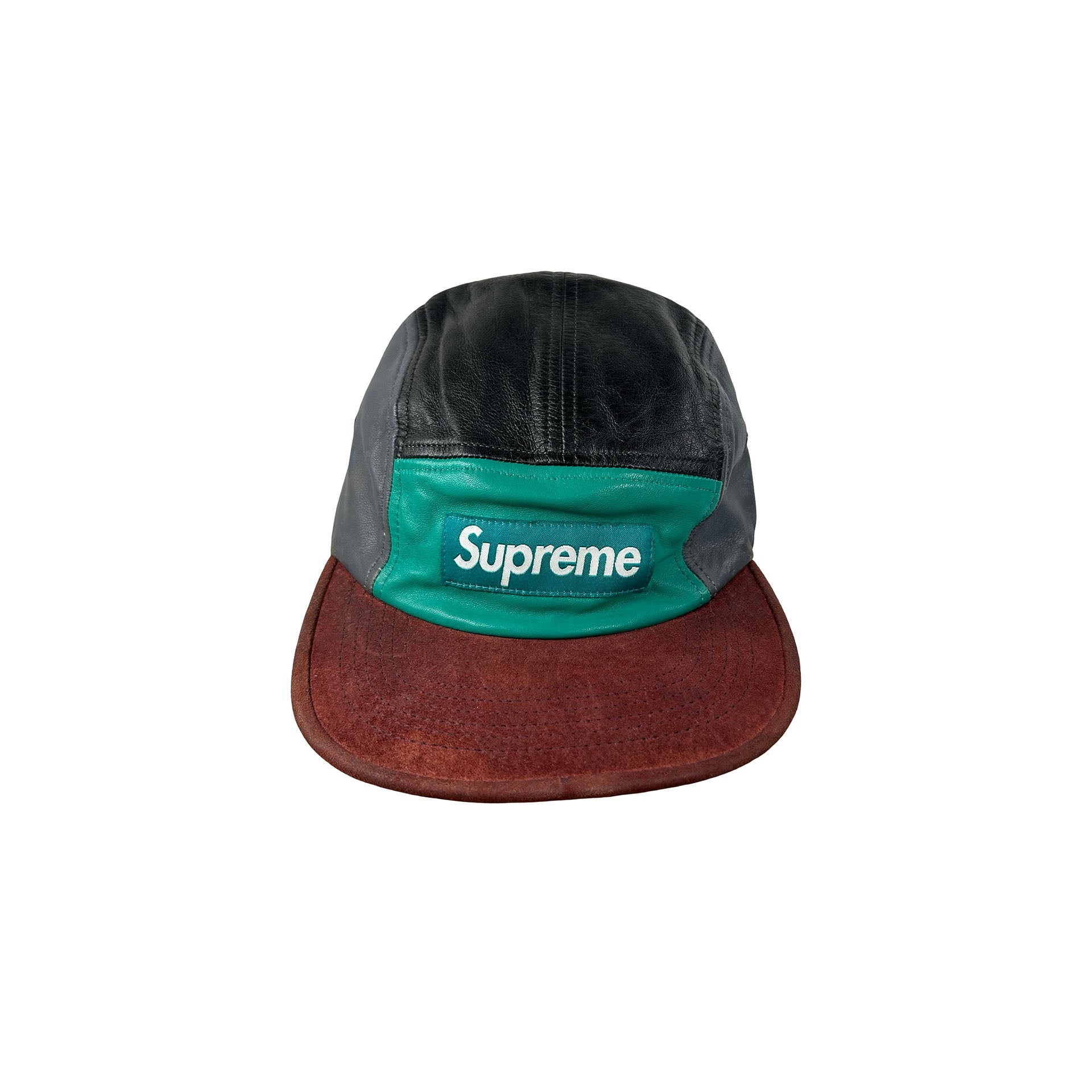 Supreme Suede Camp Cap (SS23) Teal [USED]