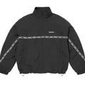 Supreme Logo Taping Track Jacket Black
