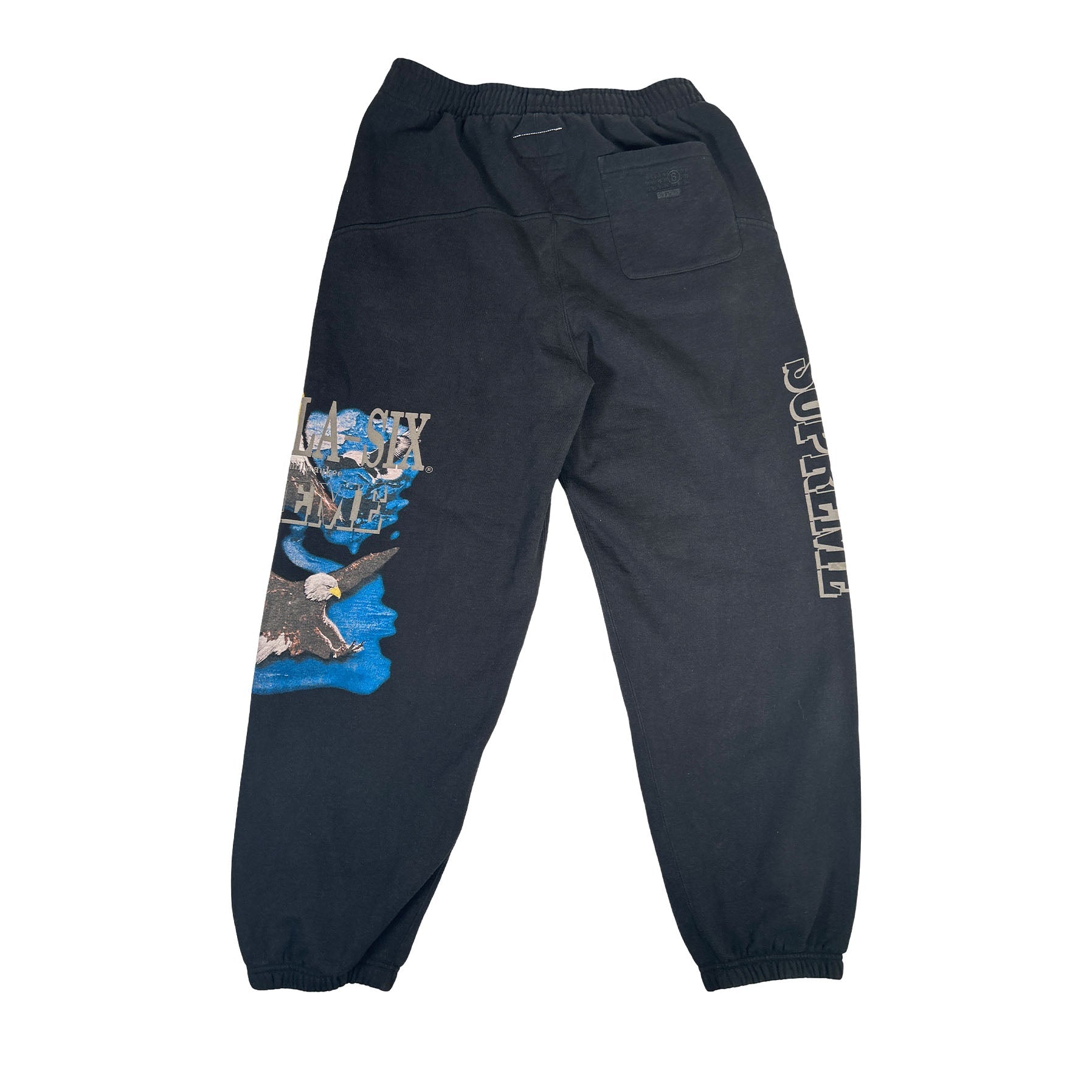 Supreme MM6 Maison Margiela Eagle Sweatpant Black [USED] - M (Used)
