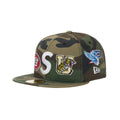 Supreme Mascots S Logo New Era 59Fifty Fitted Cap Woodland Camo
