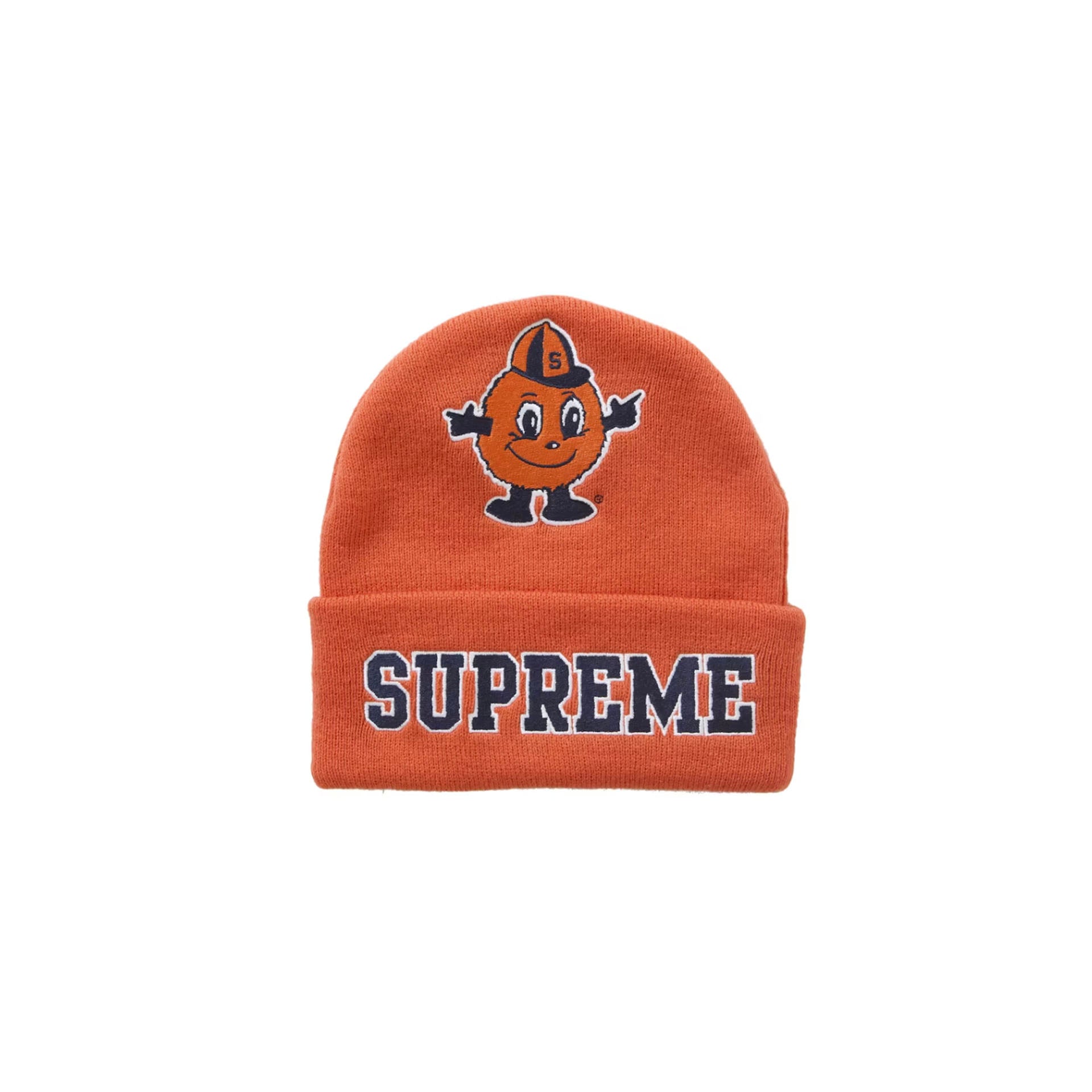 Supreme Mitchell & Ness NCAA Beanie Orange
