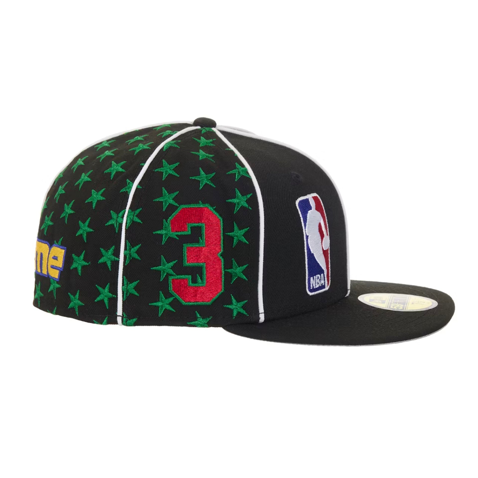 Supreme Mitchell & Ness Teams New Era 59Fifty Fitted Hat Black