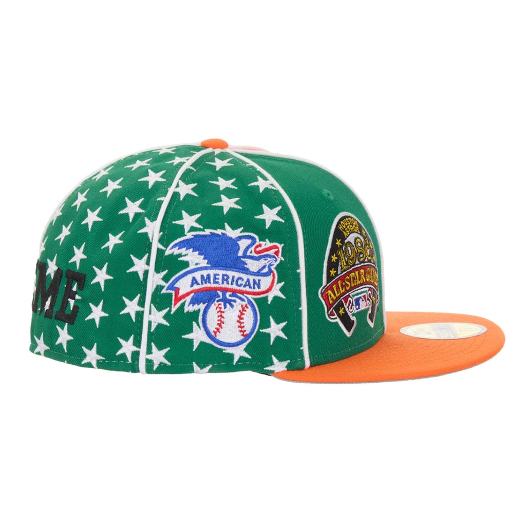 Supreme Mitchell & Ness Teams New Era 59Fifty Fitted Hat Orange